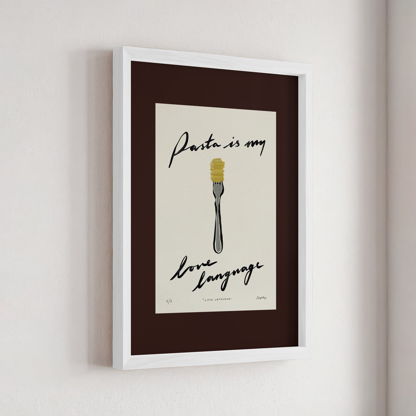 Pasta Is My Love Language Print