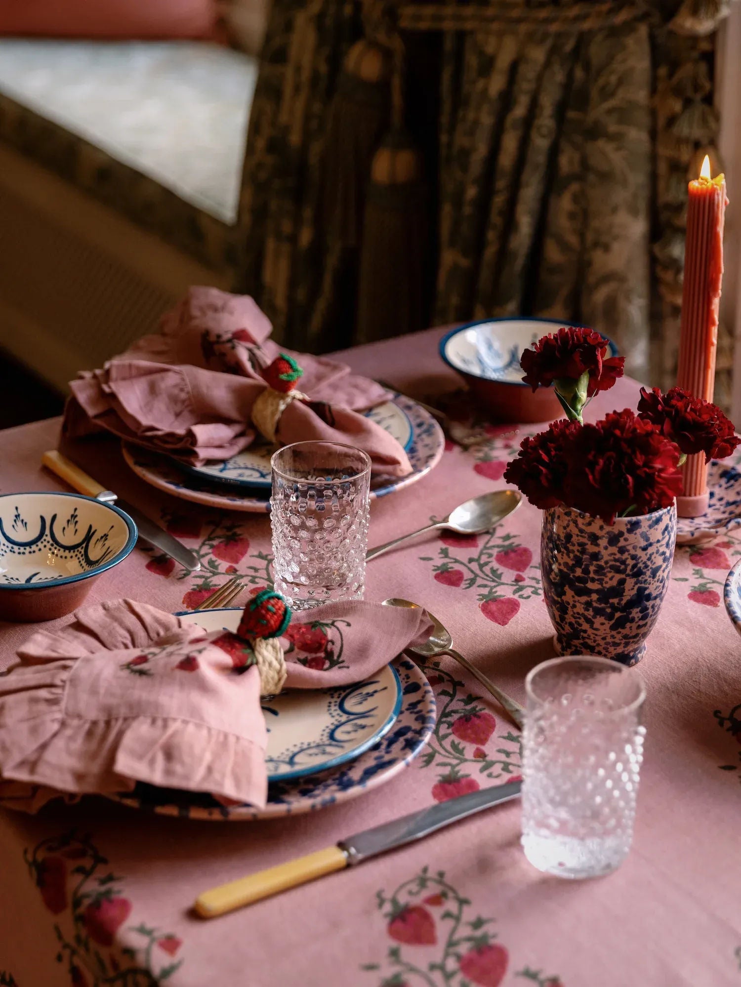 Fraises Des Bois Tablecloth