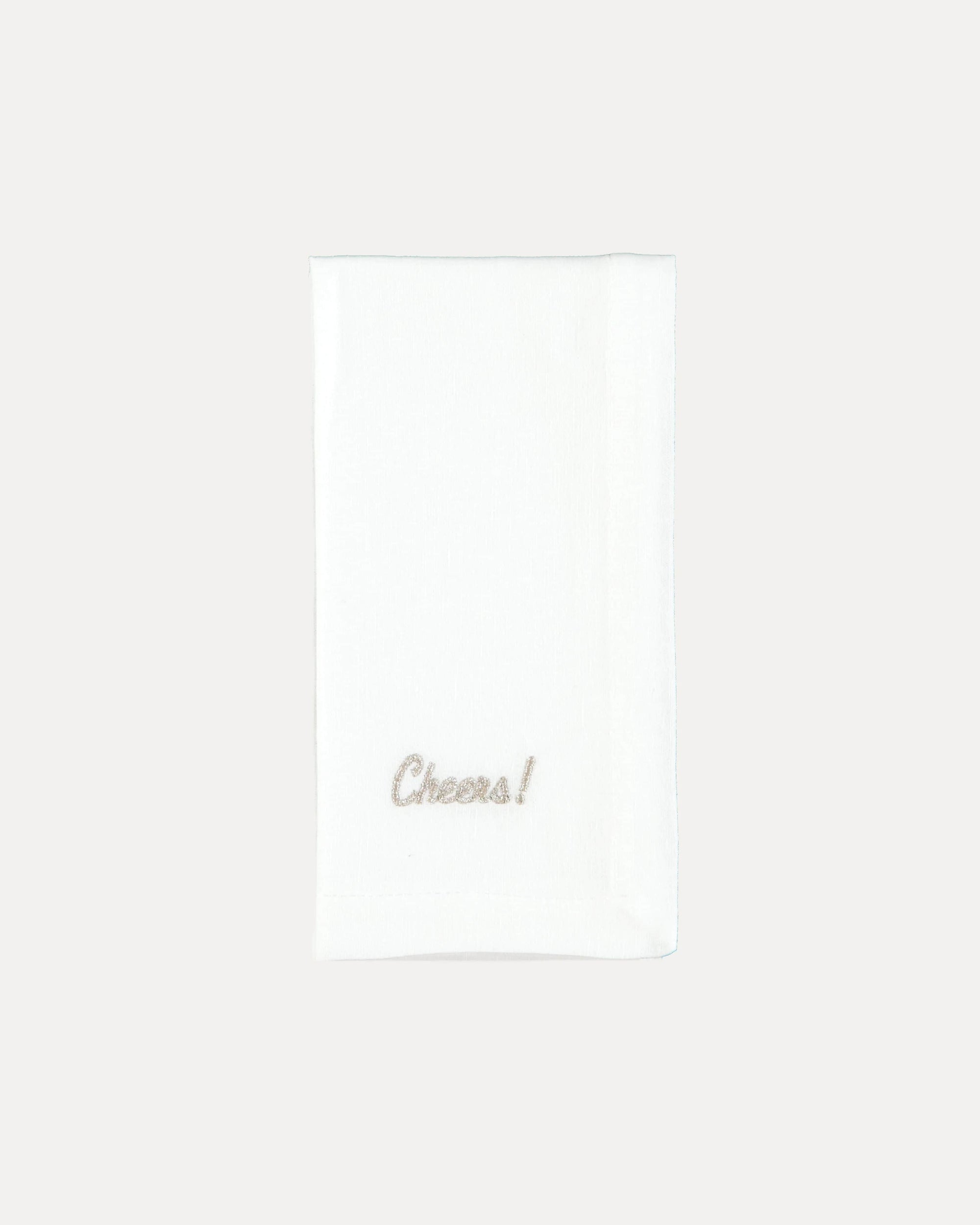 Cheers Napkin, Silver