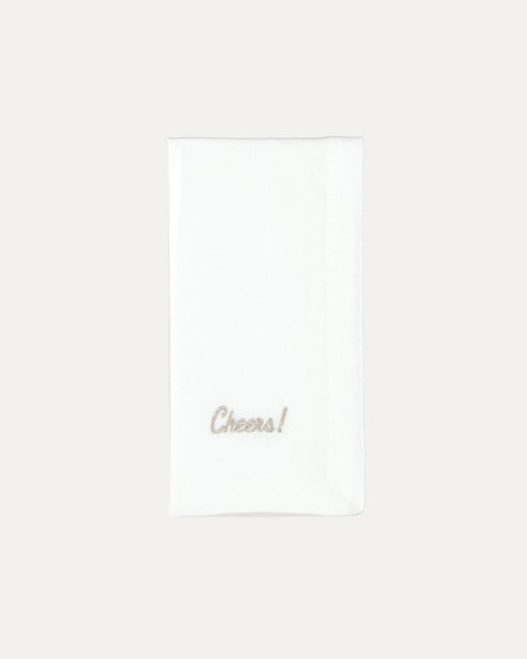 Cheers Napkin, Silver