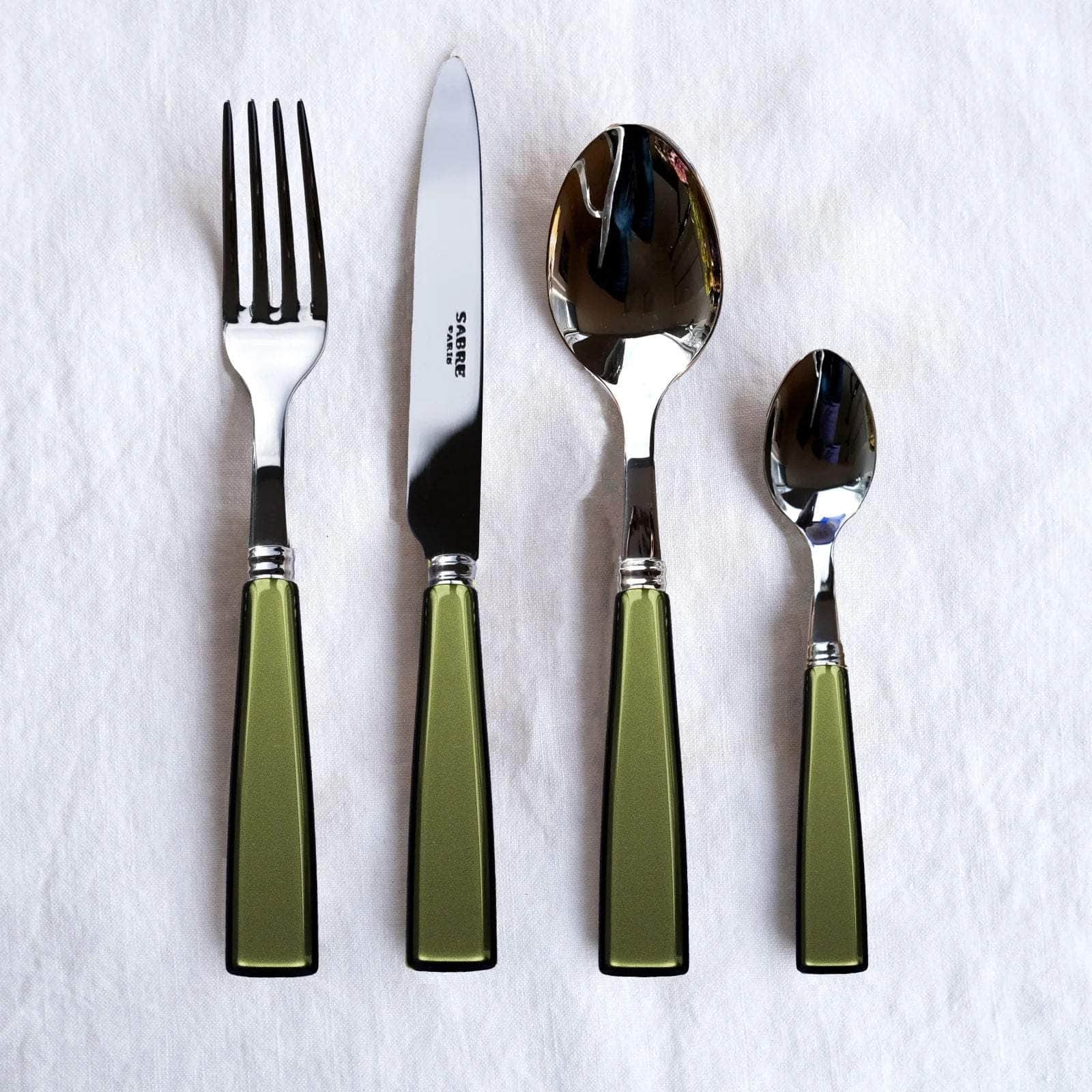 Icône 4 PC Cutlery Set, Linden Green