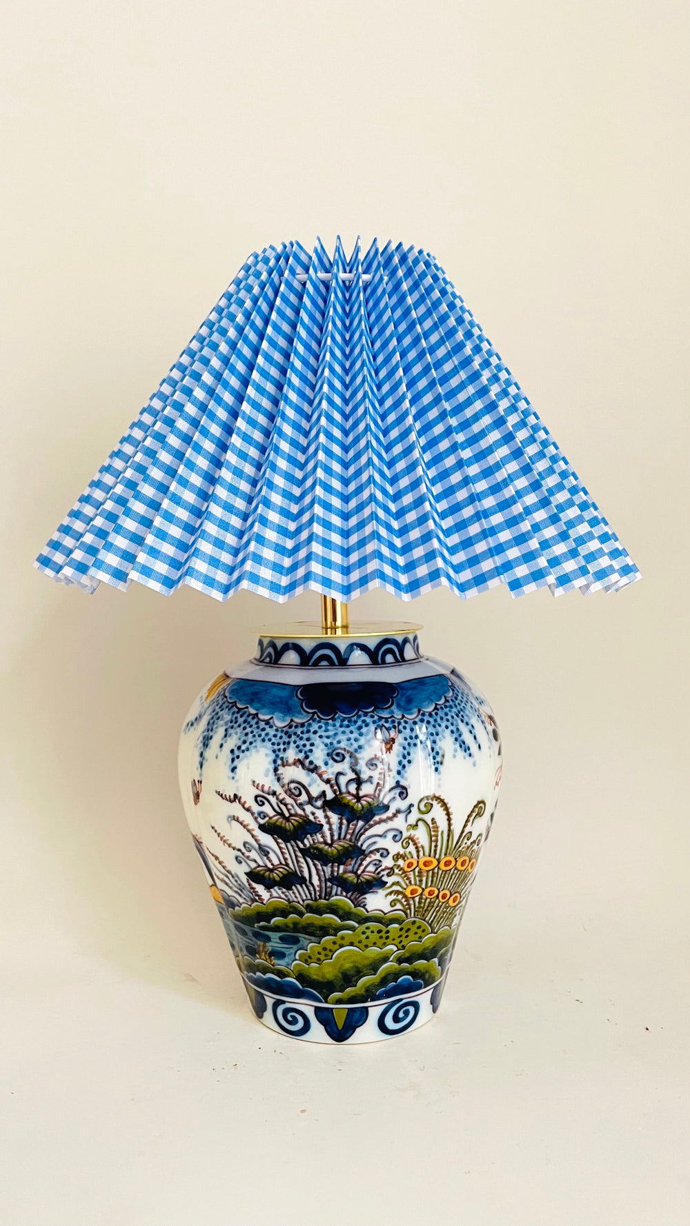 Antique Mini Makkum Lamp