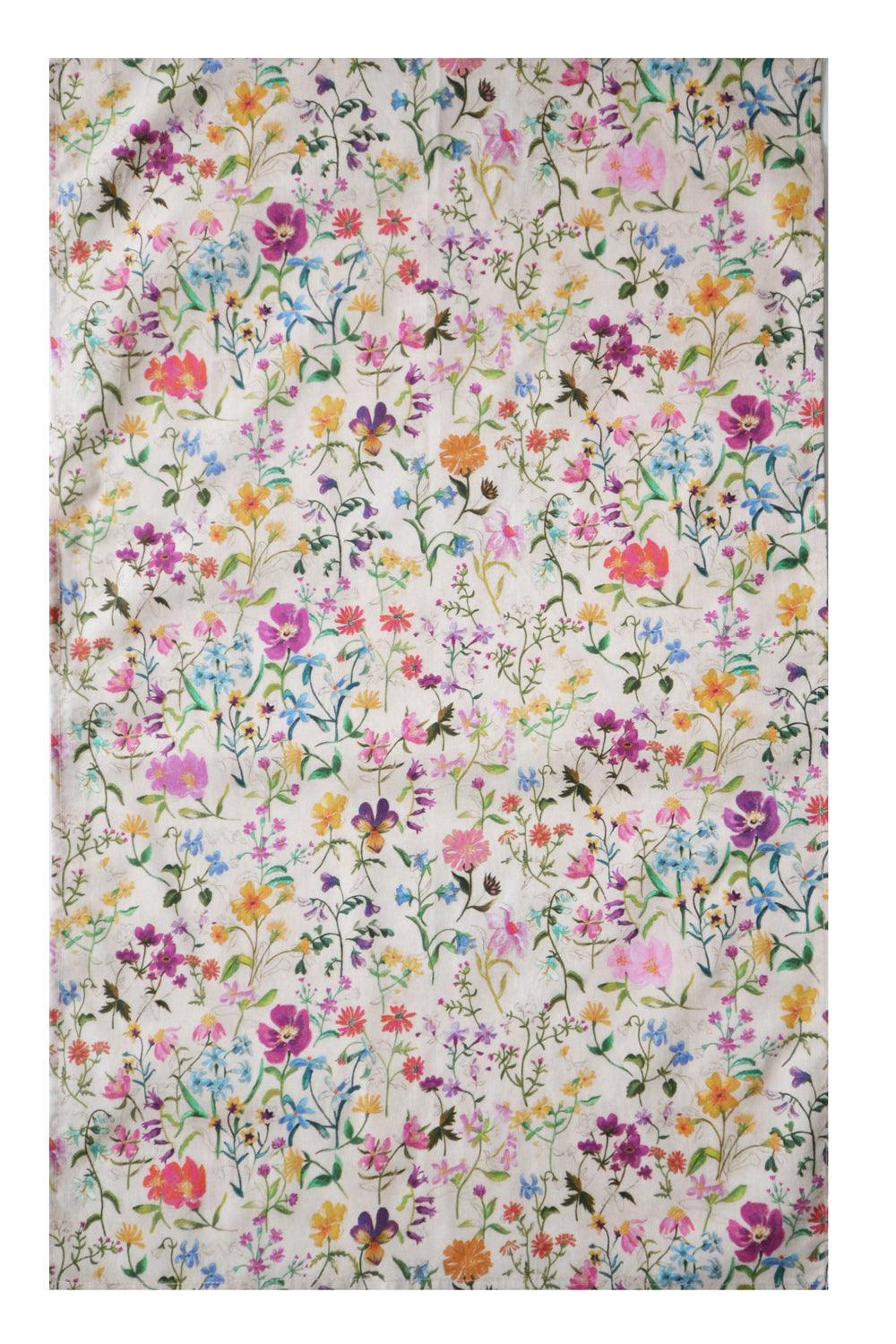 Tea Towel made with Liberty Fabric LINEN GARDEN