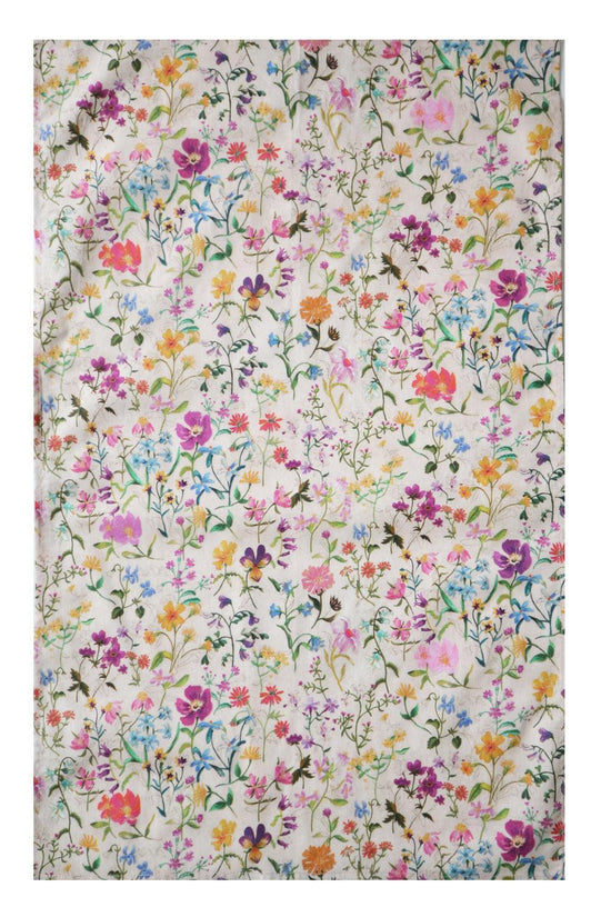 Tea Towel made with Liberty Fabric LINEN GARDEN