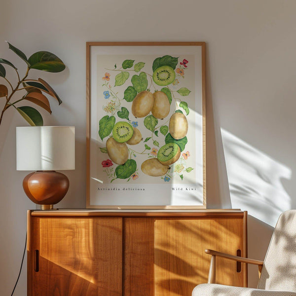 Kiwi Fruit Art Print-