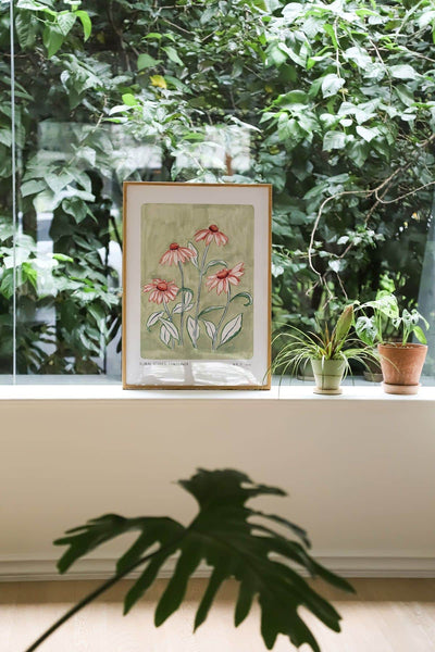 Coneflower Art Print-