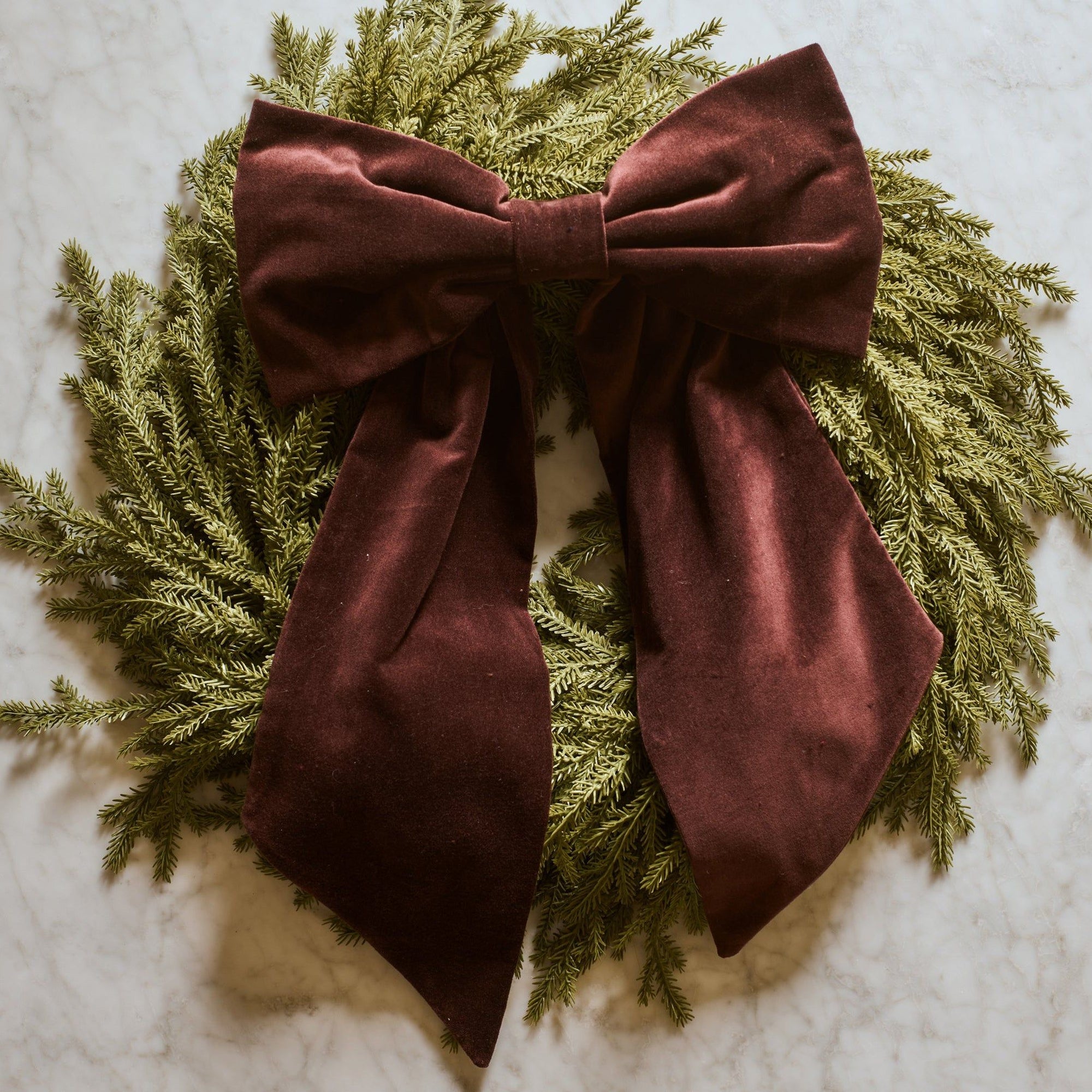 Velvet Christmas Bow