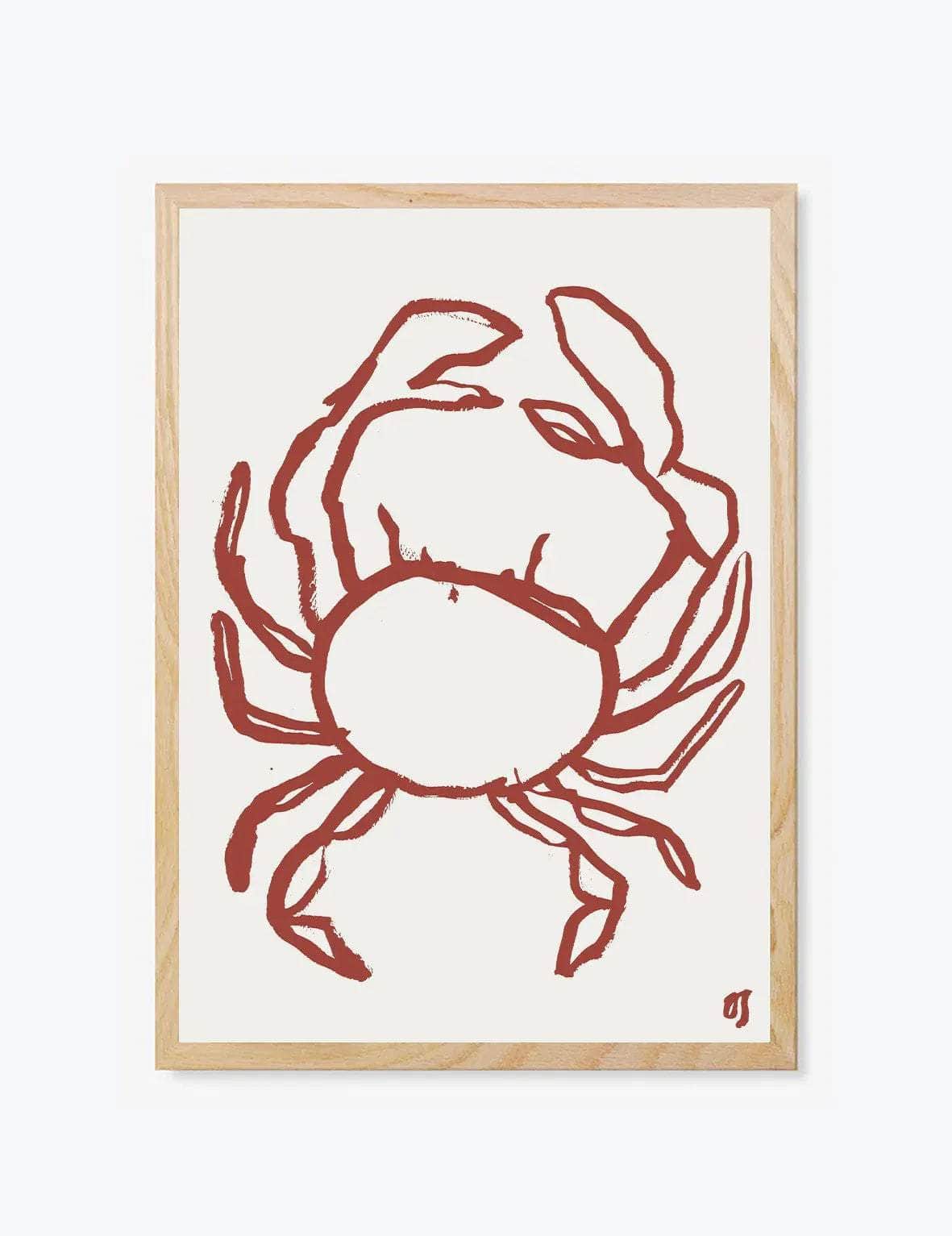 The Red Crab Print