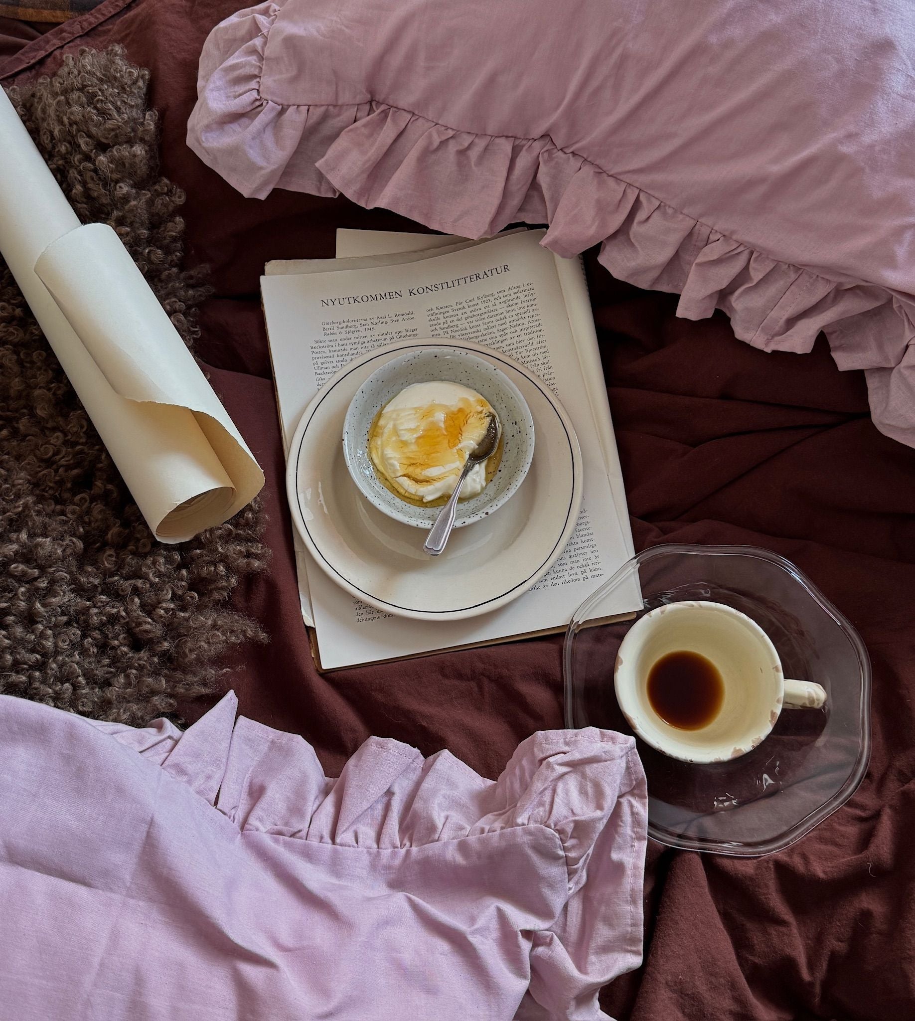 Frill Pillow Case Aster