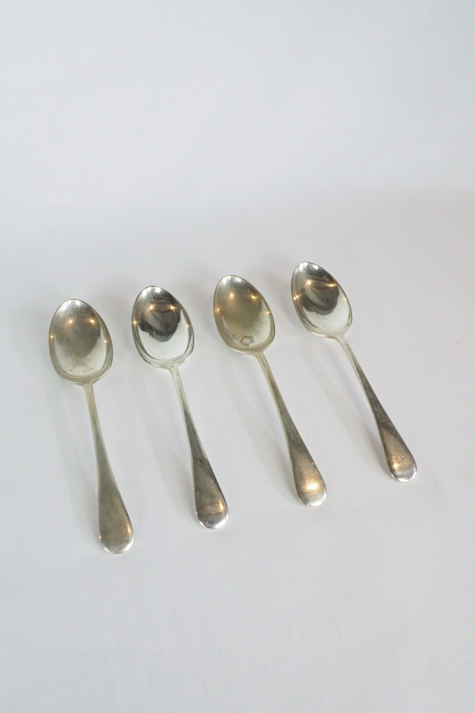 4 Vintage Silver Plate Spoons