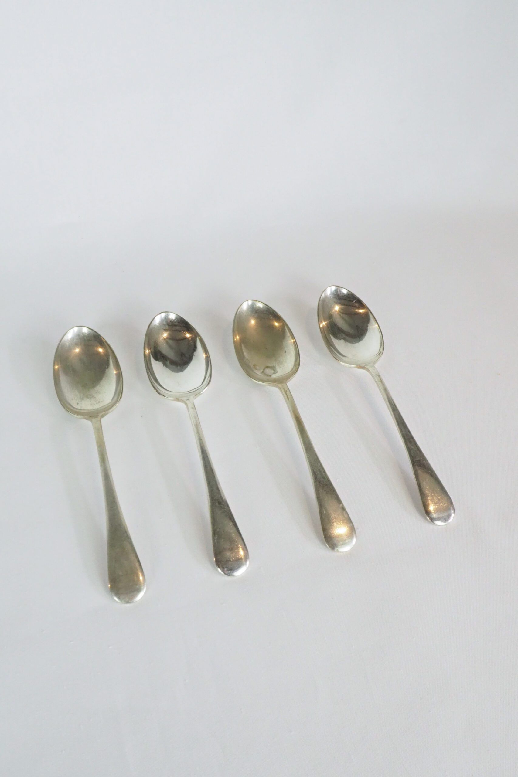 4 Vintage Silver Plate Spoons
