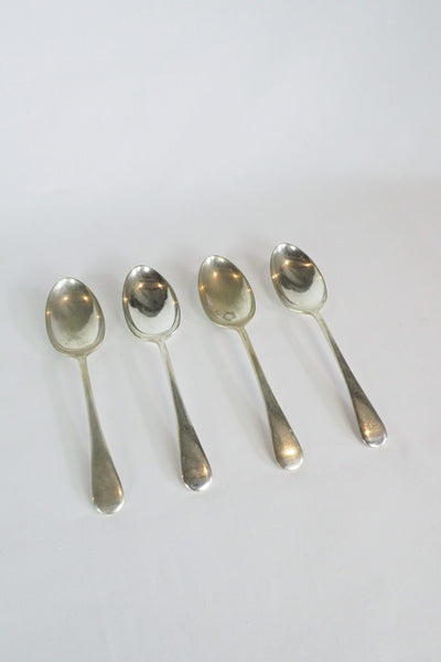 4 Vintage Silver Plate Spoons