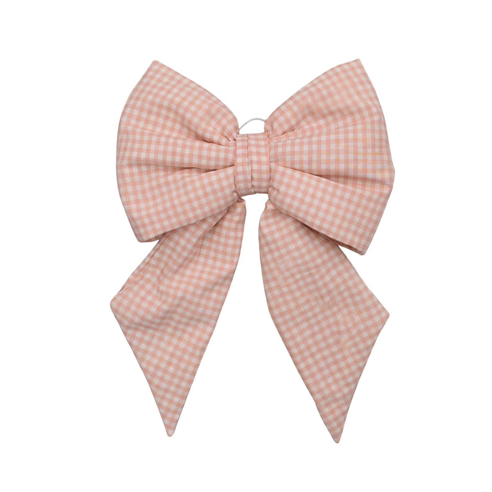 Oversize Bow Gingham Pink (35x50cm)