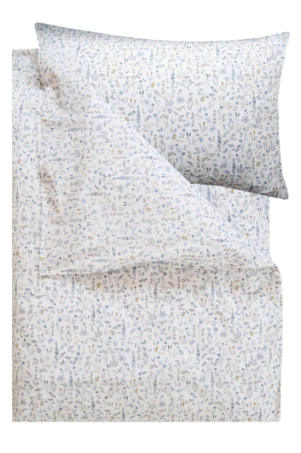 Bedding Made With Liberty Fabric Theo Blue