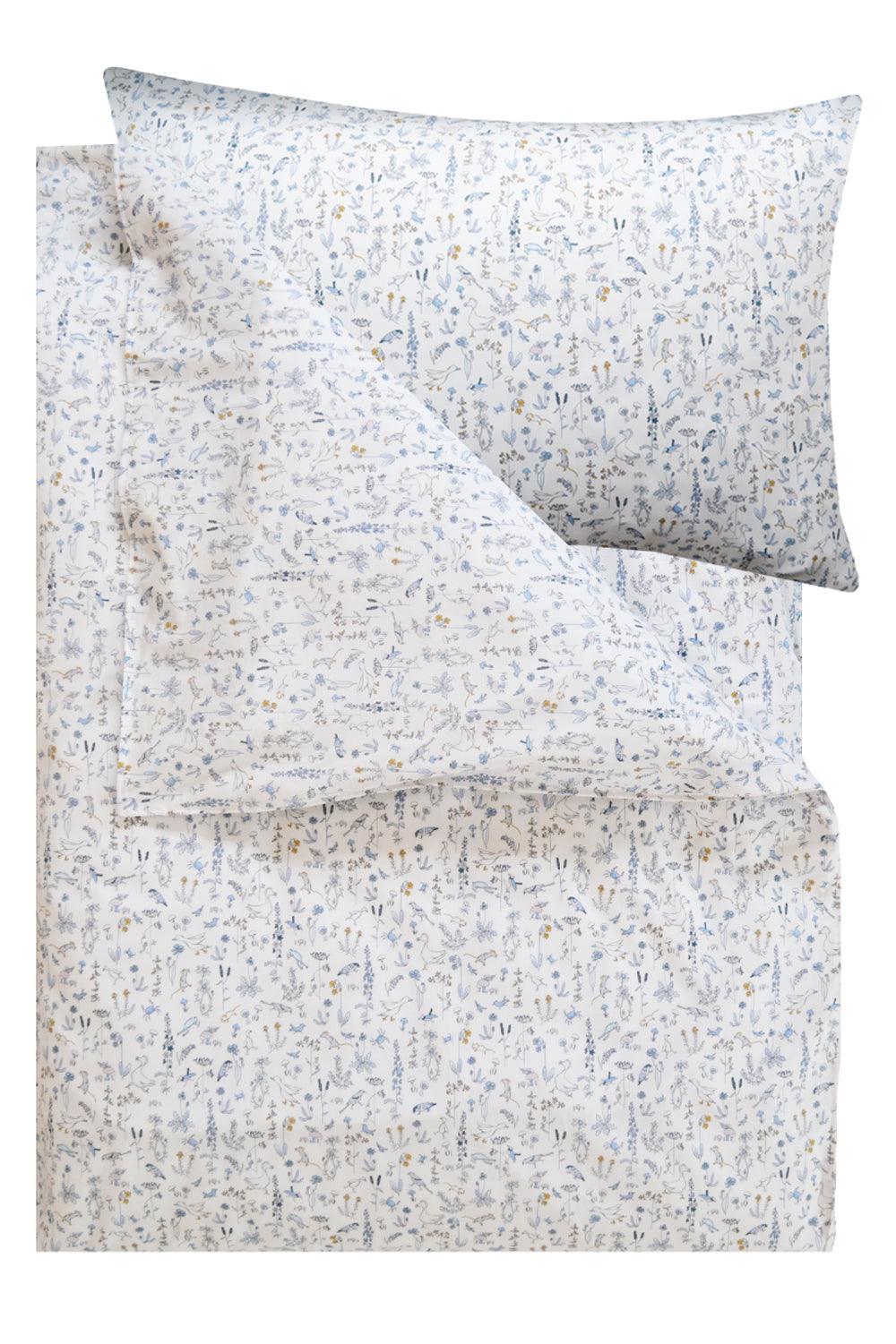 Bedding Made With Liberty Fabric Theo Blue