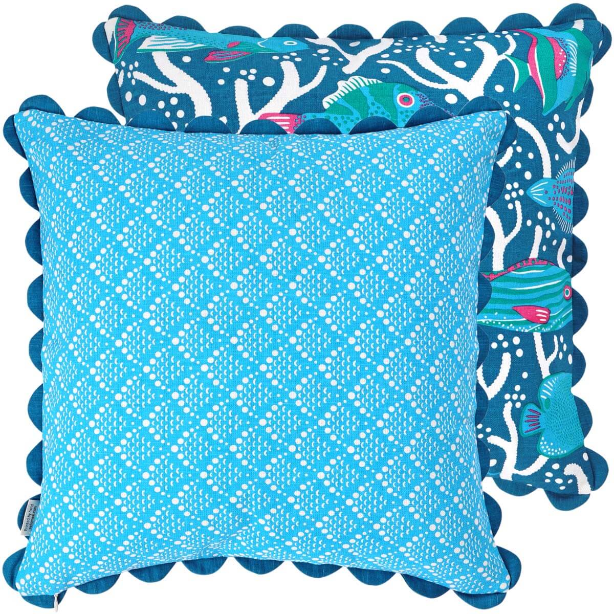 Blue Ocean Reef Cushion Cover