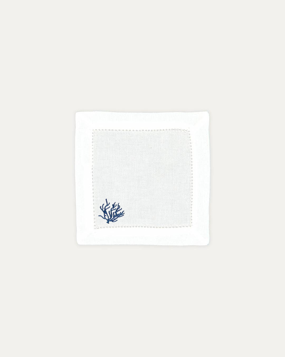 Blue Coral Cocktail Napkin