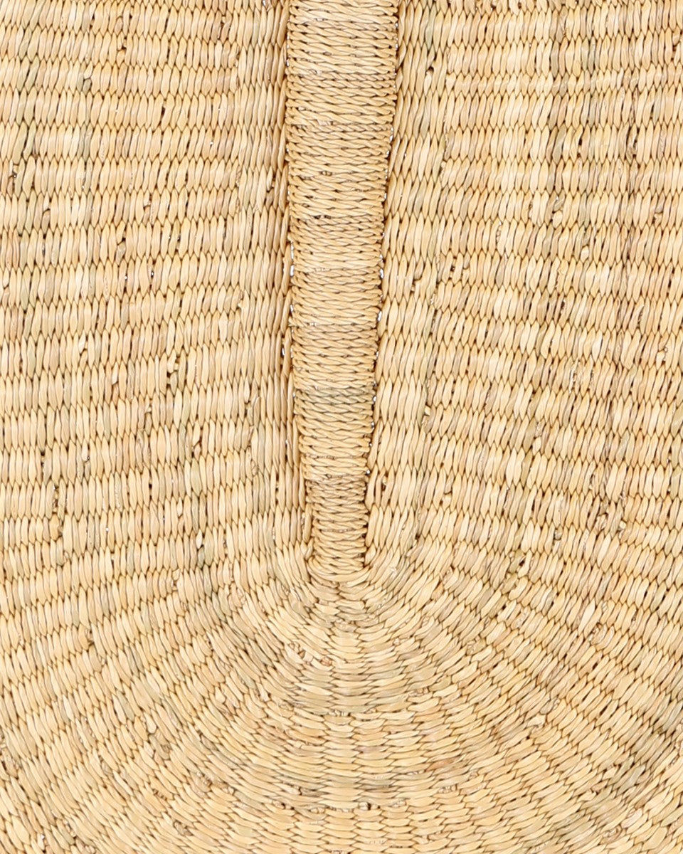 PONGO: Natural Woven Wall Decor Fan