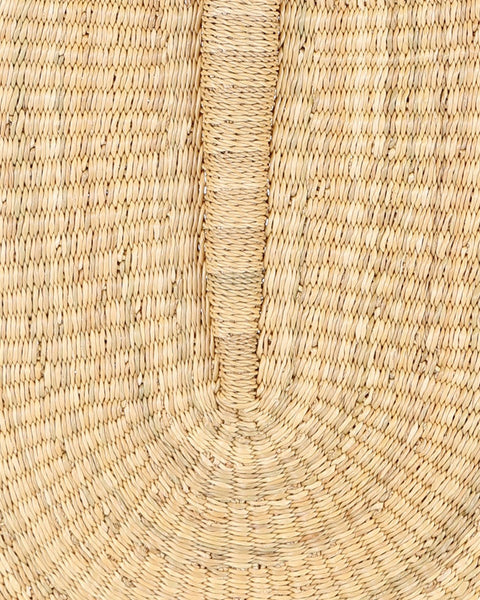 PONGO: Natural Woven Wall Decor Fan