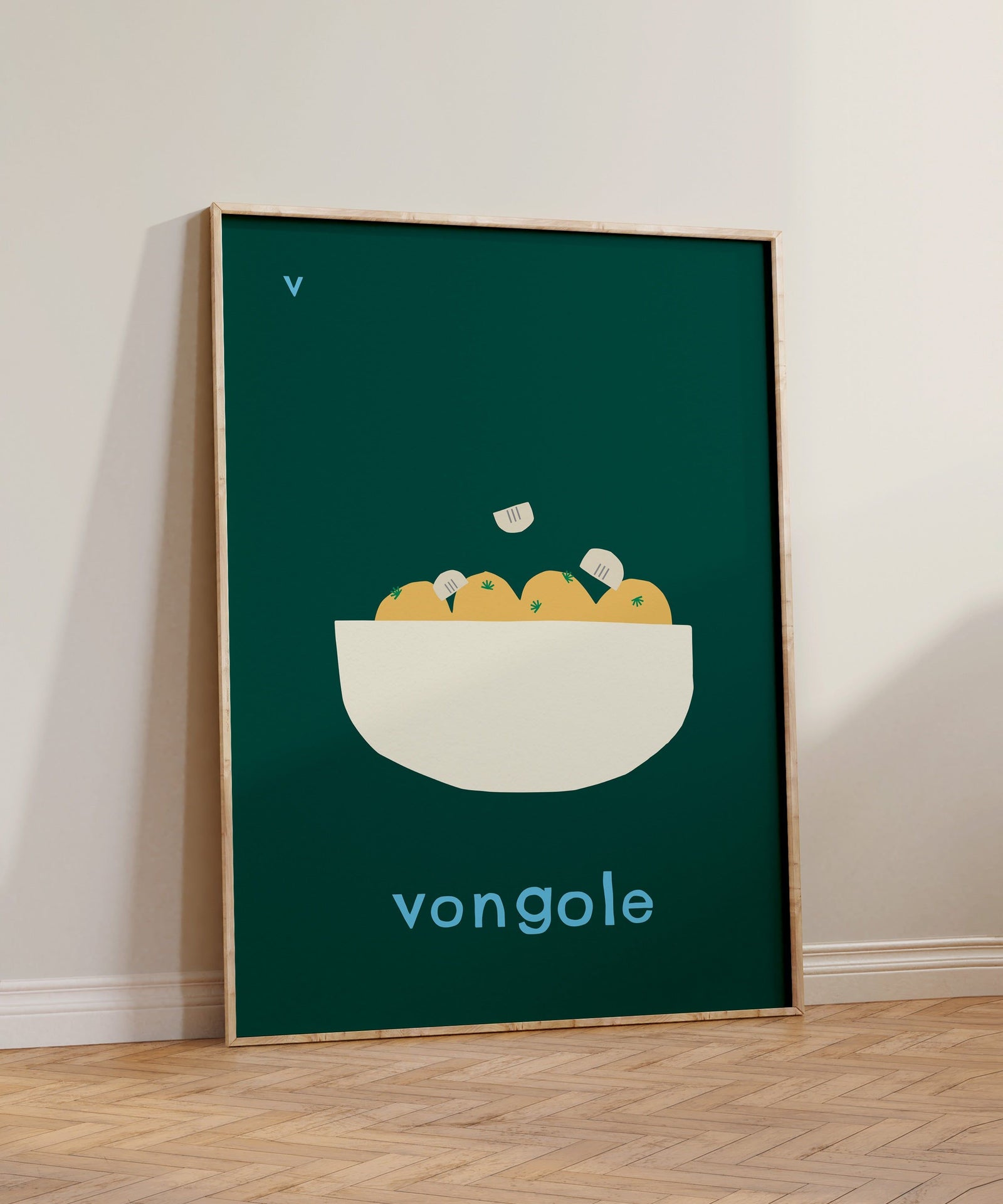 V for Vongole Art Print