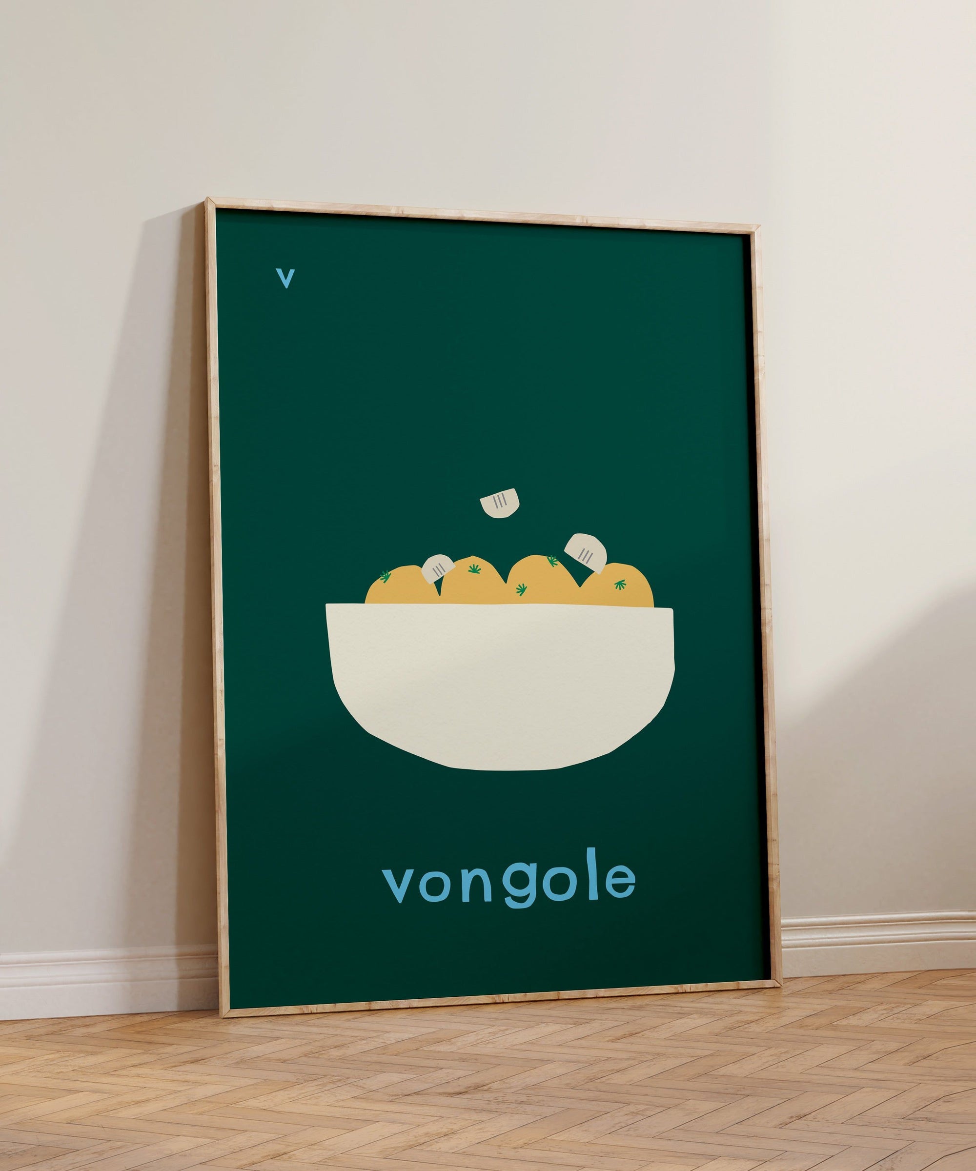 V for Vongole Art Print