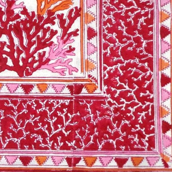 Rose Coral Tablecloth