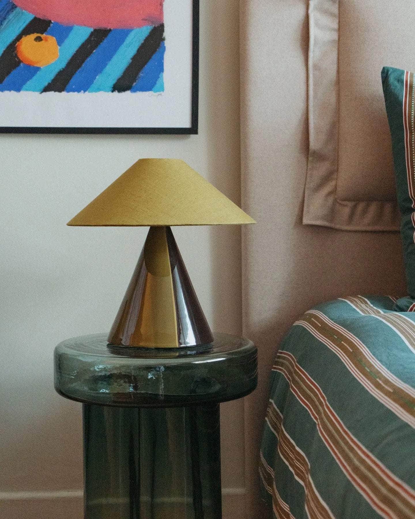 Caterina Golden Olive Table Lamp