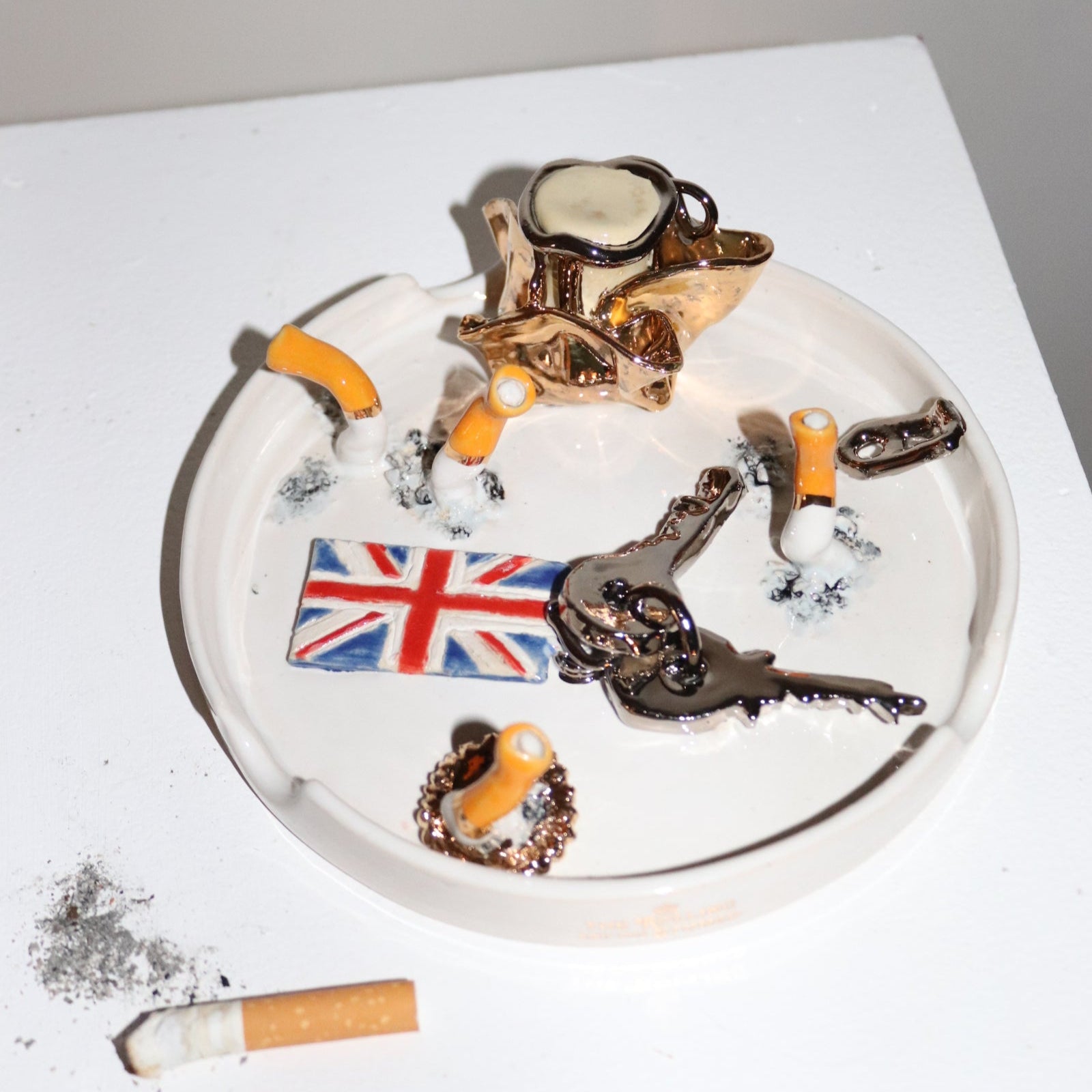 Union Jack Keyring Ashtray