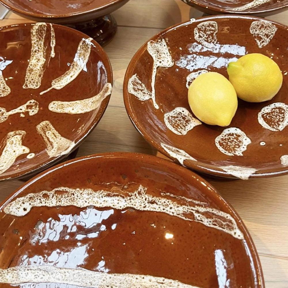 Pedestal Bowl - Terracotta