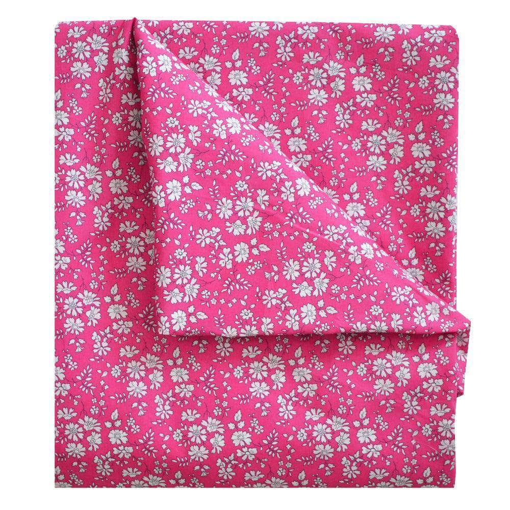 Flat Top Sheet Made With Liberty Fabric Capel Fuchsia