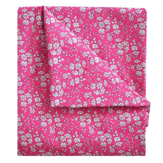 Flat Top Sheet Made With Liberty Fabric Capel Fuchsia