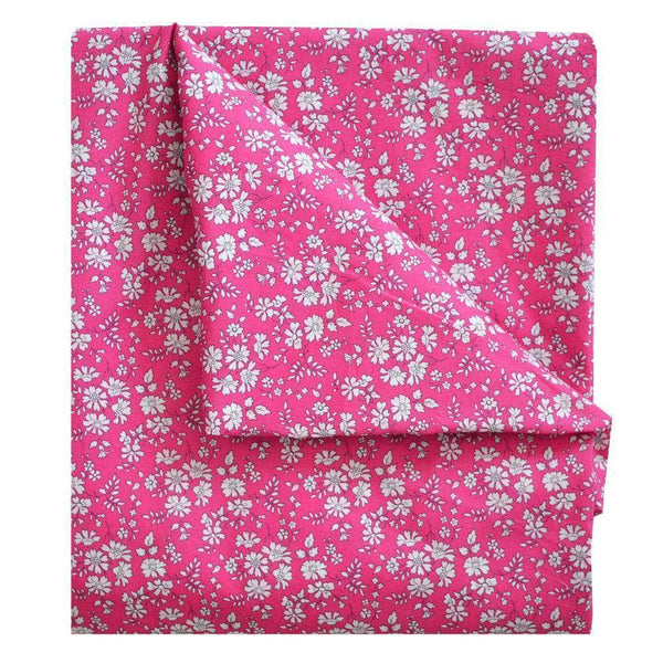 Flat Top Sheet Made With Liberty Fabric Capel Fuchsia
