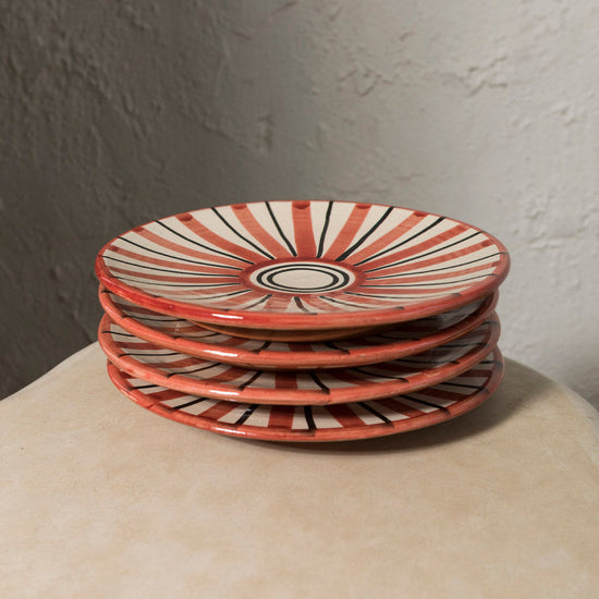 Red Safi Dinner Plate