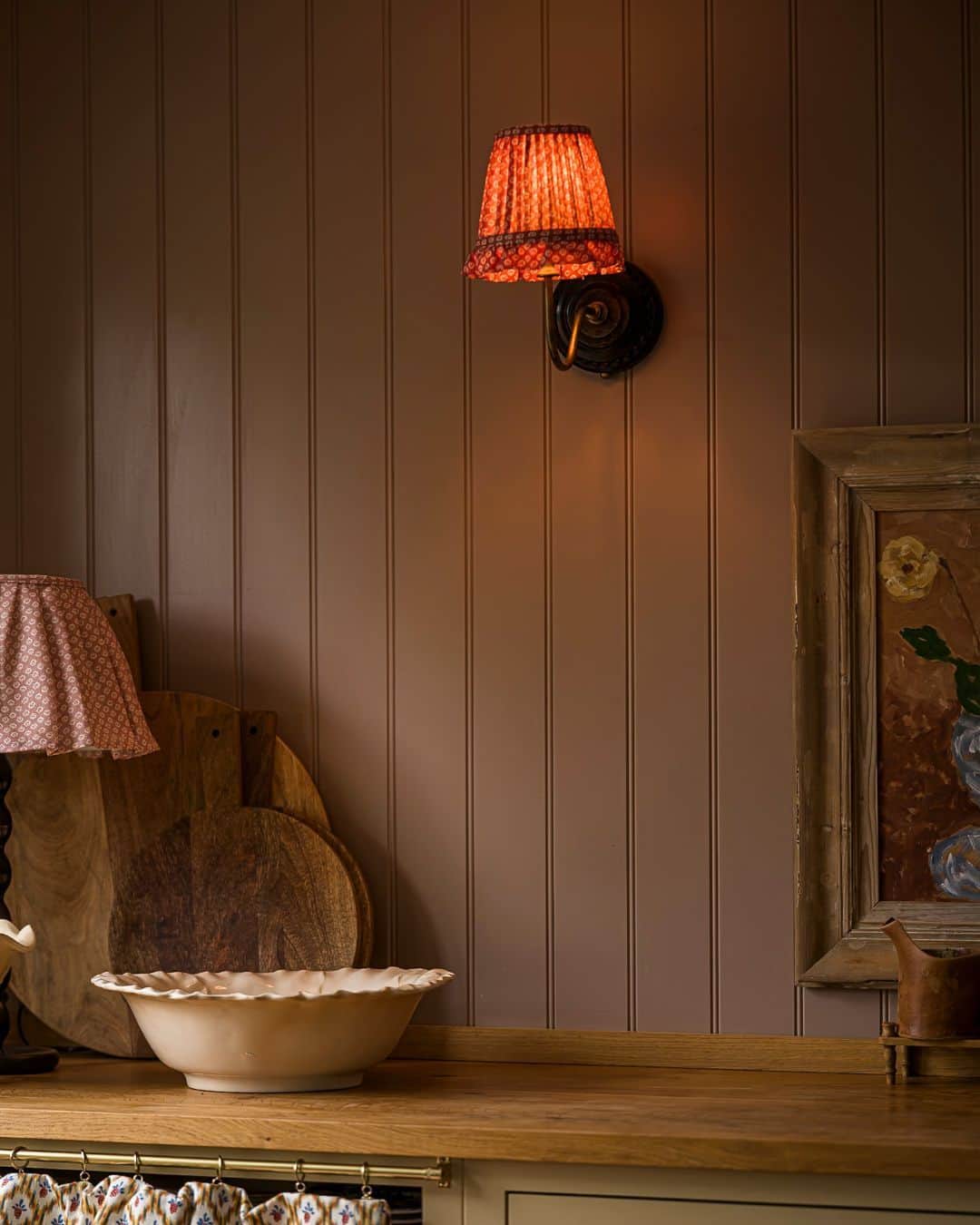 Florina in Crabapple Wall Light Lampshade