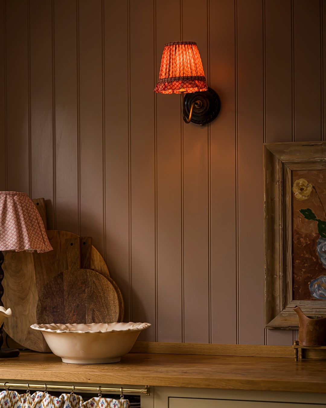 Florina in Crabapple Wall Light Lampshade