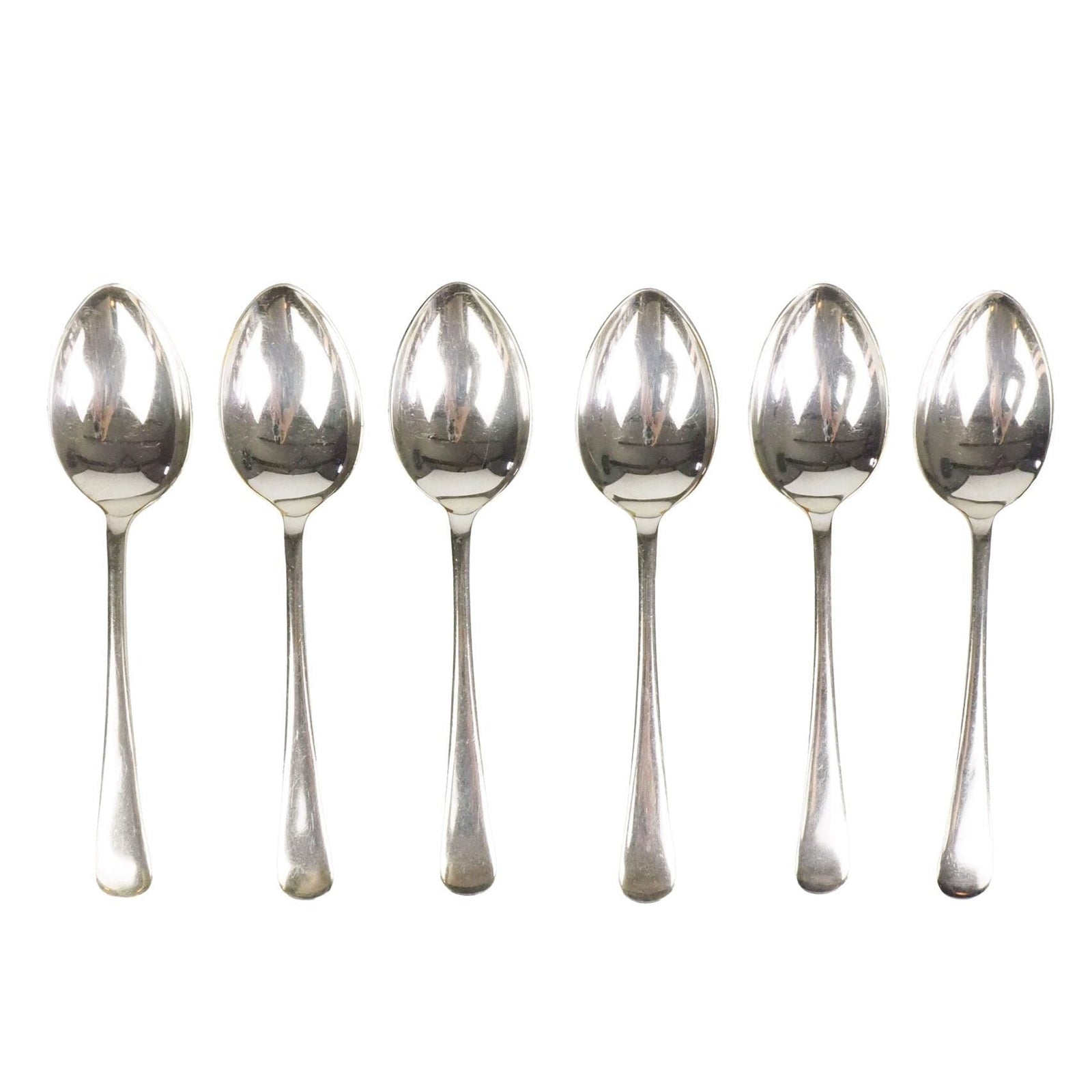 6 Vintage Silver Plate Spoons