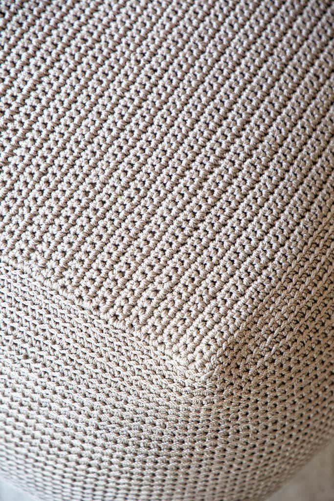 Crochet Pouf