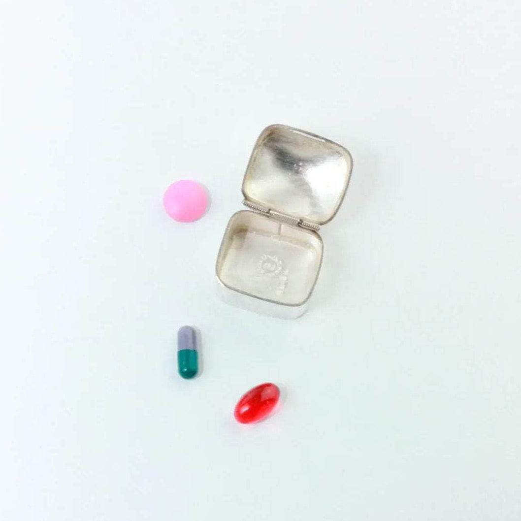 Silver Pill Box