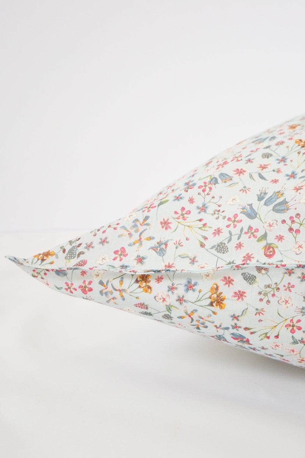 Pillowcase Made With Liberty Fabric Donna Leigh Duck Egg