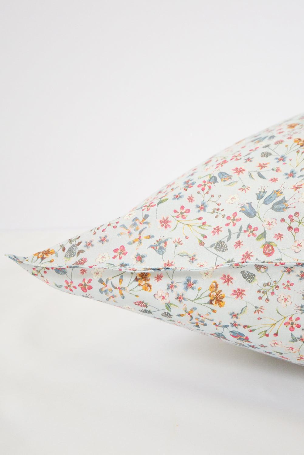 Pillowcase Made With Liberty Fabric Donna Leigh Duck Egg