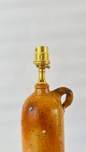 Antique Dutch Jug Lamp