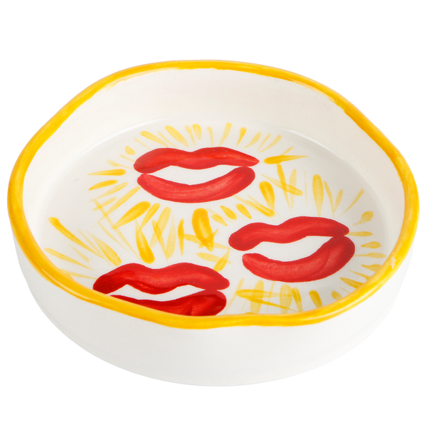 Sunkissed Trinket Tray with Rim-