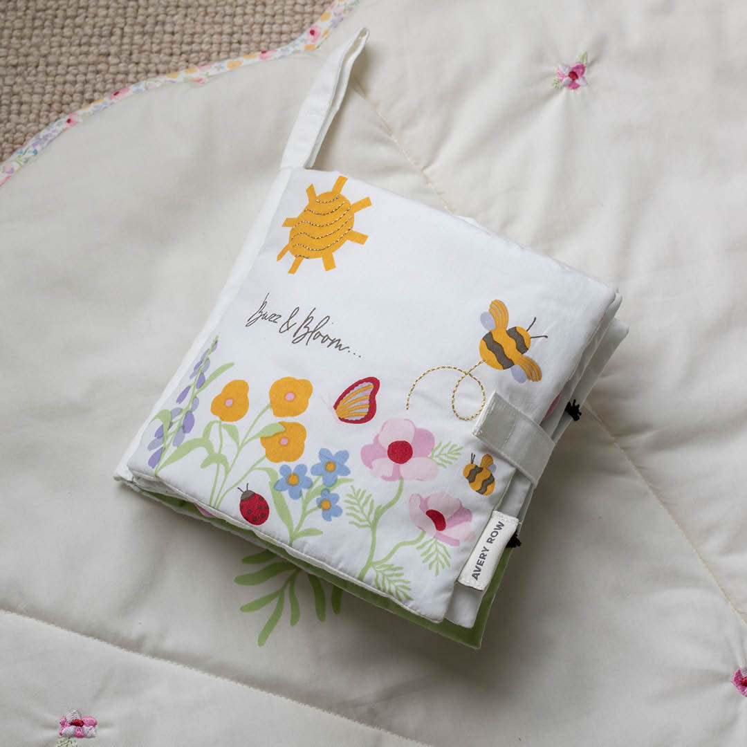 Baby Fabric Book - Wildflower Garden