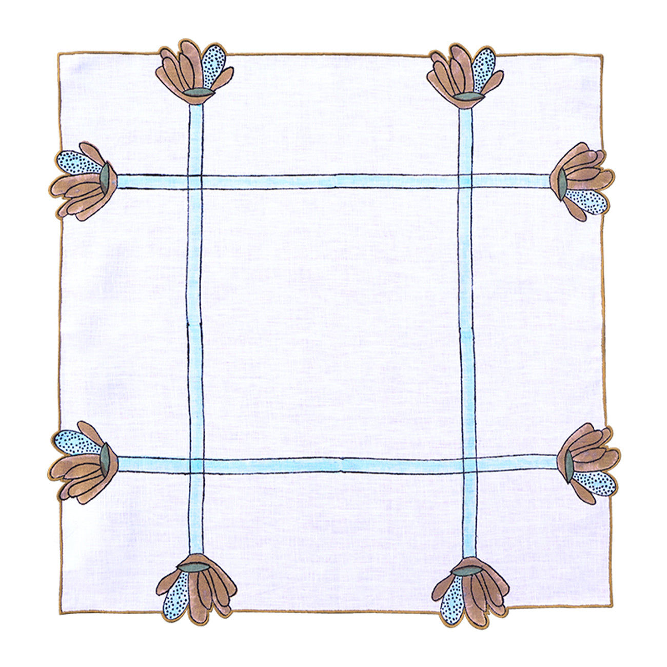 Cactus Table Napkin - Brown (Set of 4)