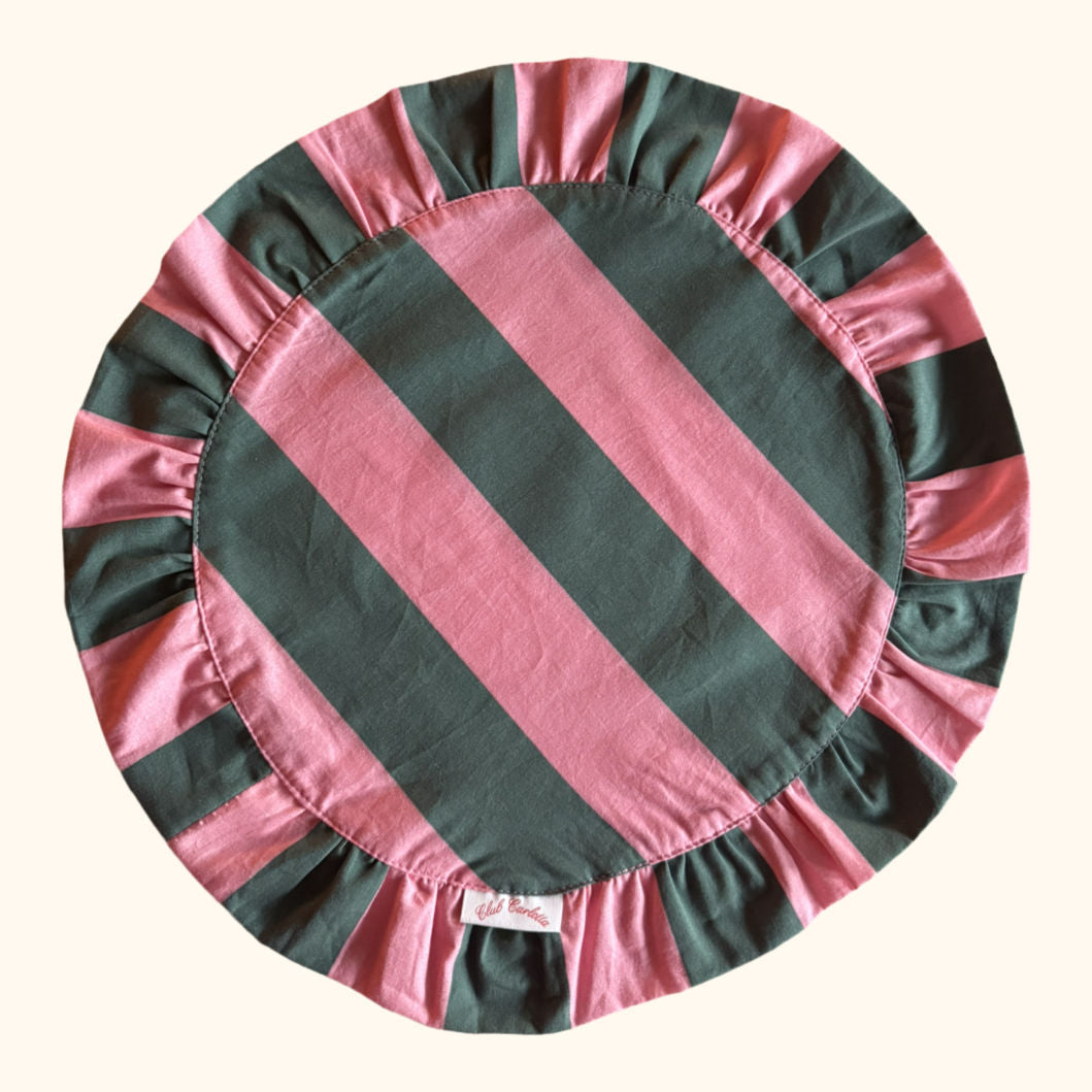 Darcy Placemat Green/pink -  set of 2