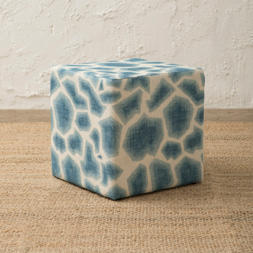 Llanes Calobra Blue Pouf