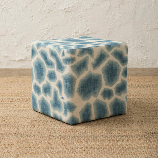 Llanes Calobra Blue Pouf