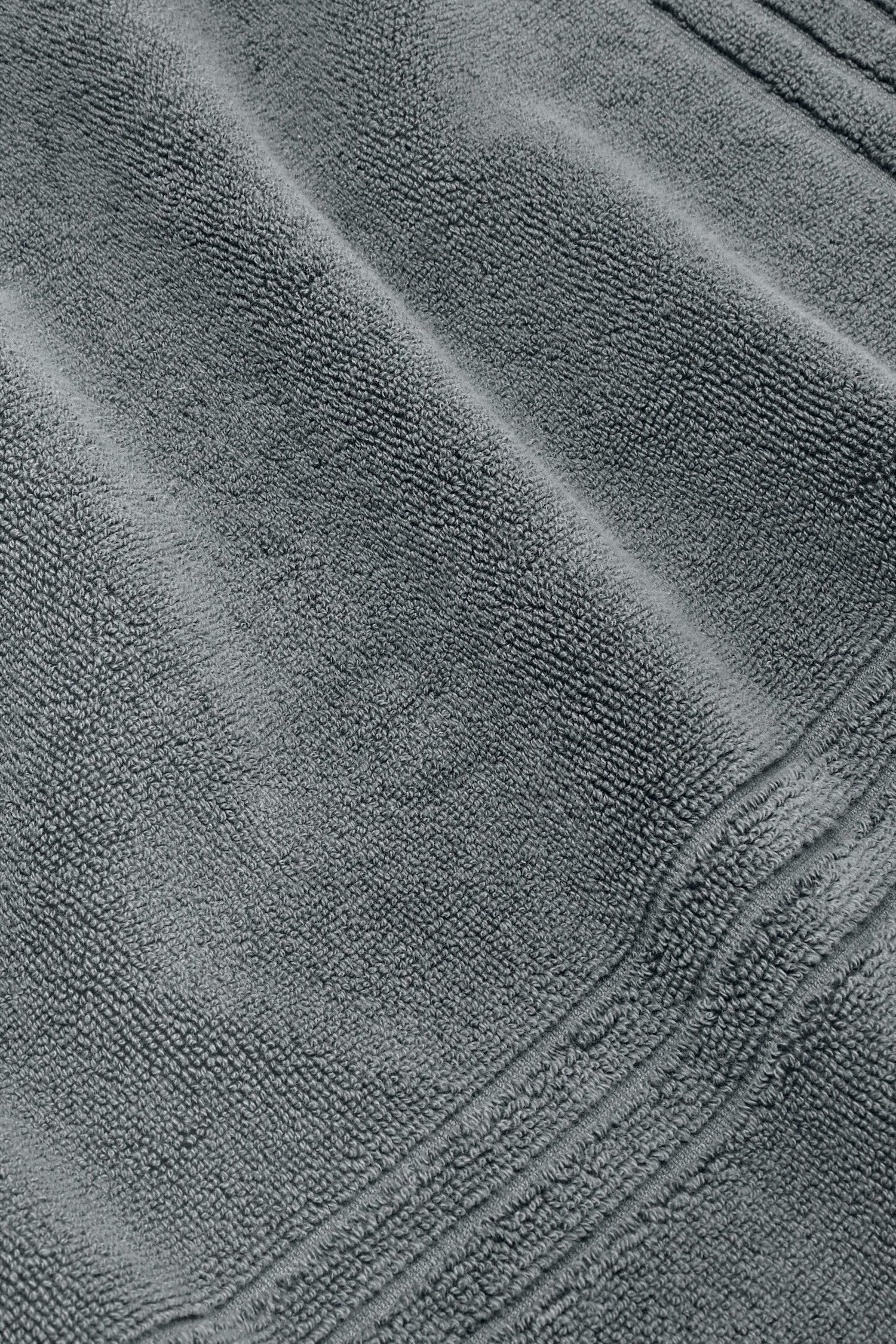 Organic Cotton Bath Mat - Slate Grey