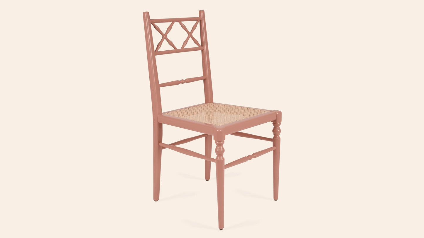 Pair of Chiara Dining Chairs, Terracotta