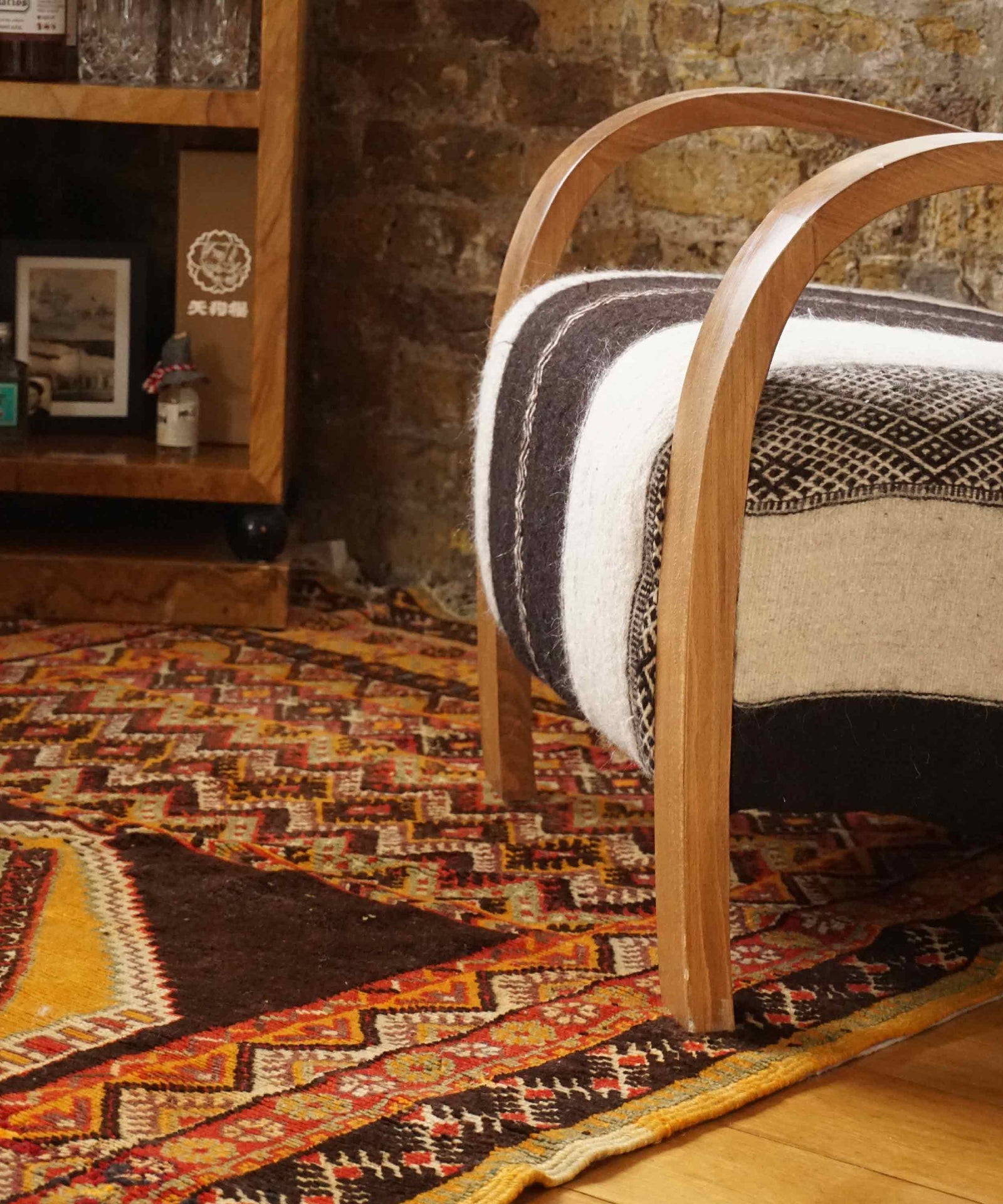 Vintage Moroccan Taznakht Rug 255/140 cm